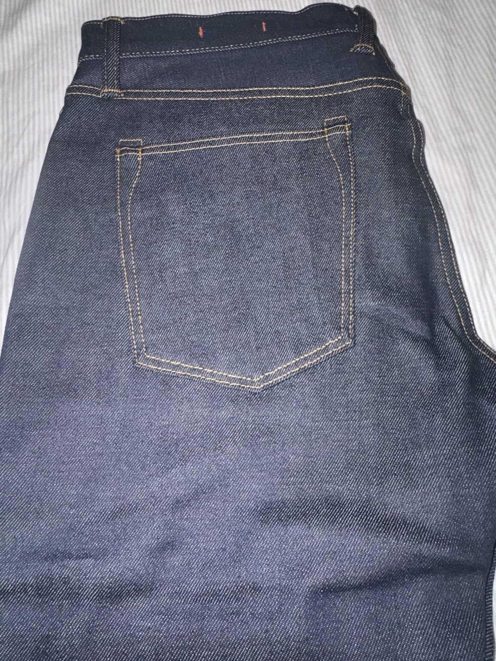 Kato Men's Dark Blue Denim Jeans - Classic Straight Fit